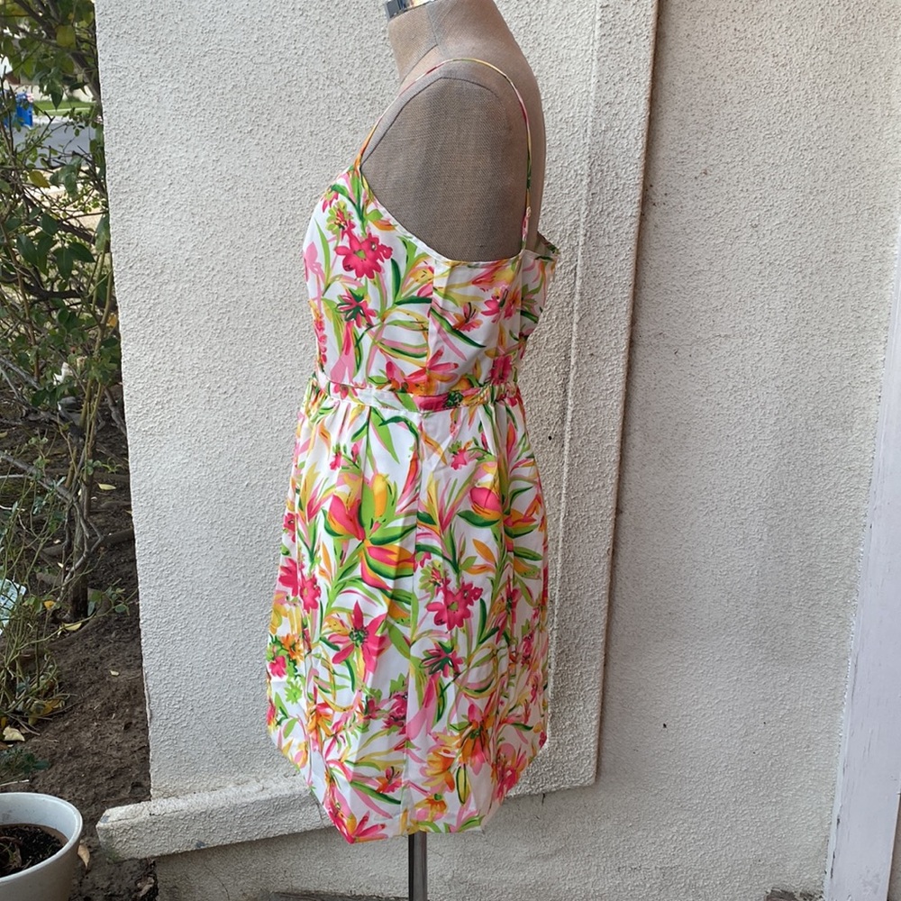 J.Crew beautiful seaside cami floral dress w/ great usable pockets - Picture 5 of 13